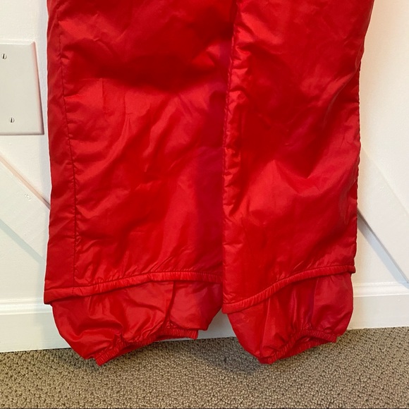 Vintage Sears Sports Center Rainbow Stripe Puffer Snowsuit Overalls Sz 36/Small - Picture 3 of 9